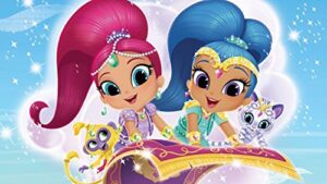 Cialda per torta SHIMMER & SHINE decorazione alimentare senza glutine personalizzazione grafica inclusa topper cake design (Formato rettangolare) img 09