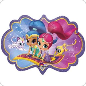 Cialda per torta SHIMMER & SHINE decorazione alimentare senza glutine topper cake ( quadrato) img 06 (Pasta di zucchero, 20 x 20 cm)