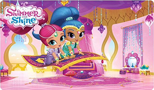 Cialda per torta SHIMMER & SHINE decorazione alimentare senza glutine topper cake ( rettangolare) img 05 (Ostia, 25 x 20 cm)