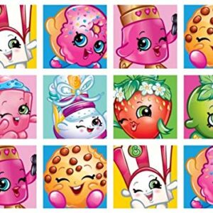 Cialda per torta SHOPKINS decorazione alimentare senza glutine topper cake rettangolare 9 (Ostia, 25 x 20 cm)