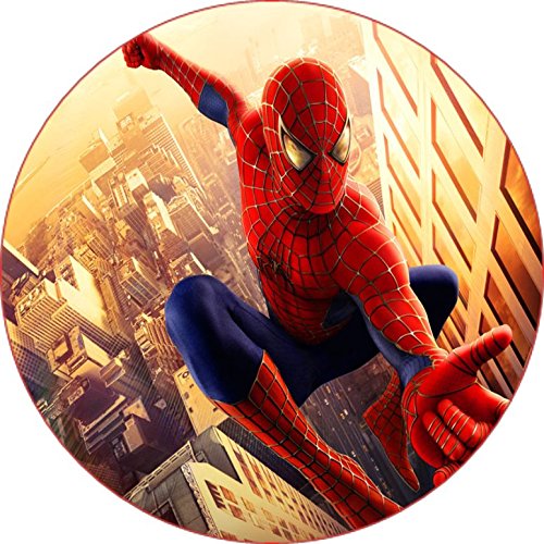 Cialda per torta SPIDERMAN Uomo Ragno decorazione alimentare senza glutine  topper cake img 06 (Ostia, 20 x 30 cm)