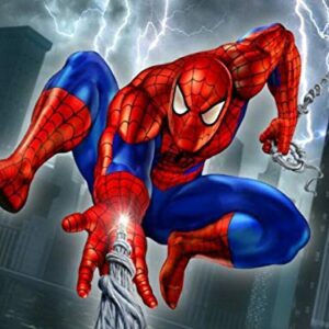 Cialda per torta SPIDERMAN Uomo Ragno decorazione alimentare senza glutine topper cake img 10 (Ostia, 25 x 15 cm)