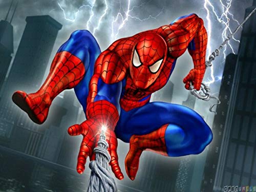 Cialda per torta SPIDERMAN Uomo Ragno decorazione alimentare senza glutine topper cake img 10 (Pasta di zucchero, 20 x 30 cm)