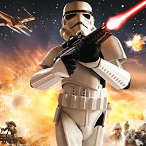 Cialda per torta STAR WARS decorazione alimentare senza glutine topper cake img 5 (Pasta di zucchero, 20x25 cm)