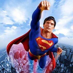 Cialda per torta SUPERMAN decorazione alimentare senza glutine topper cake ( rettangolare) img 4 (Ostia, 20x30 cm)