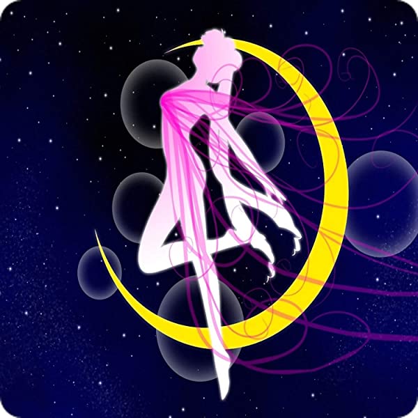 Cialda per torta Sailor Moon Decorazione alimentare senza glutine topper cake quadrato quadrato 5 (Pasta di zucchero, 16 x 16 cm)