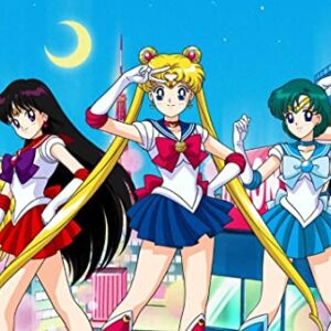 Cialda per torta Sailor Moon Decorazione alimentare senza glutine topper cake quadrato rettangolare 7 (Pasta di zucchero, 25 x 15 cm)