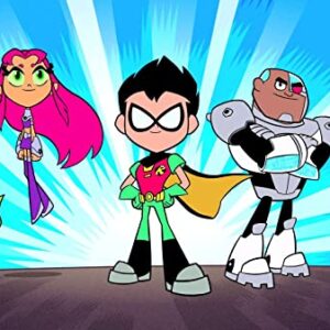 Cialda per torta TEEN TITANS GO decorazione alimentare senza glutine topper cake ( rettangolare) img 3 (Pasta di zucchero, 20x25 cm)