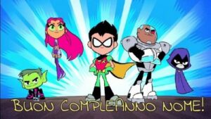 Cialda per torta TEEN TITANS GO decorazione alimentare senza glutine topper cake ( rettangolare) img 6 (Ostia, 20x30 cm)