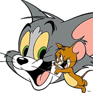 Cialda per torta TOM e JERRY decorazione alimentare senza glutine personalizzazione grafica inclusa topper cake rettangolare 3 (Pasta di zucchero, 20 x 30 cm)