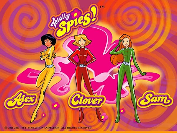 Cialda per torta TOTALLY SPIES Sam Clover e Alex decorazione alimentare senza glutine personalizzazione grafica inclusa topper cake rettangolare 1 (Ostia, 25 x 20 cm)
