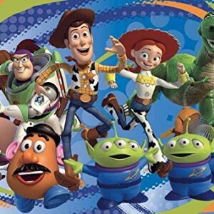 Cialda per torta TOY STORY decorazione alimentare senza glutine personalizzazione grafica inclusa topper cake rettangolare 5 (Ostia, 25 x 20 cm)