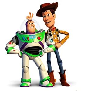 Cialda per torta TOY STORY decorazione alimentare senza glutine personalizzazione grafica inclusa topper cake rettangolare 2 (Pasta di zucchero, 25 x 15 cm)