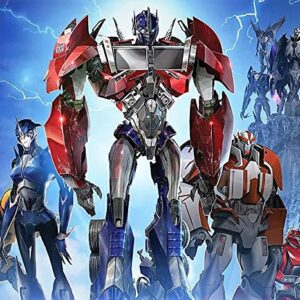 Cialda per torta TRANSFORMERS decorazione alimentare senza glutine personalizzazione grafica inclusa topper cake img 3 (Ostia, 15x25 cm)