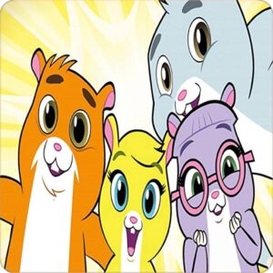 Cialda per torta The Zhu Zhu Pets Decorazione alimentare personalizzabile Senza Glutine Topper Cake Design Quadrato 1 (Ostia, 20 x 20 cm)