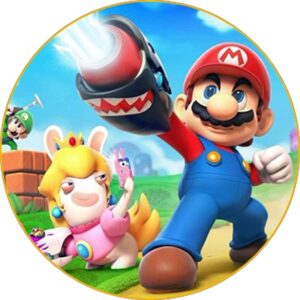 Cialda per torta SUPER MARIO img 2 (Pasta di zucchero, 18 cm)