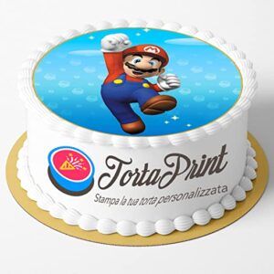 Cialda per torta SUPER MARIO img 3 (Pasta di zucchero, 18 cm)