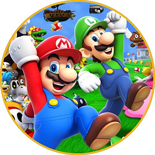 Cialda per torta SUPER MARIO img 5 (Ostia, 18 cm)