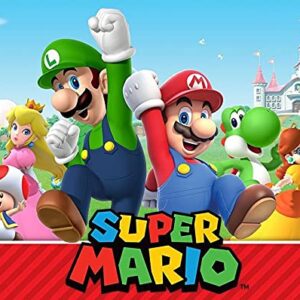 Cialda per torta SUPER MARIO img 5 (Ostia, 20x25 cm)