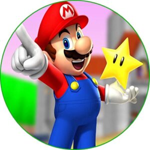 Cialda per torta SUPER MARIO img 6 (Pasta di zucchero, 20 cm)