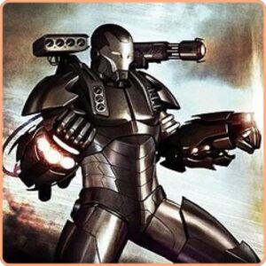 Cialda per torta WAR MACHINE Avengers decorazione alimentare senza glutine personalizzazione grafica inclusa topper cake quadrato 2
