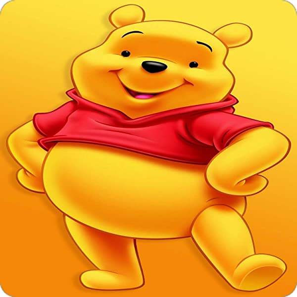 Cialda per torta WINNIE THE POOH decorazione alimentare senza glutine personalizzazione grafica inclusa topper cake quadrato 8 (Pasta di zucchero, 20 x 20 cm)