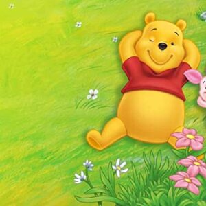 Cialda per torta WINNIE THE POOH decorazione alimentare senza glutine personalizzazione grafica inclusa topper cake rettangolare 4 (Ostia, 20 x 30 cm)