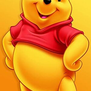 Cialda per torta WINNIE THE POOH decorazione alimentare senza glutine personalizzazione grafica inclusa topper cake rettangolare 9 (Ostia, 20 x 30 cm)