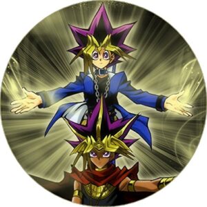 Cialda per torta YU-GI-OH decorazione alimentare senza glutine personalizzazione grafica inclusa topper cake rotondo img 03 (Pasta di zucchero, 18 cm)