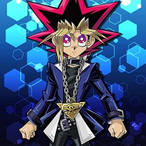 Cialda per torta Yu Gi Oh - YU-GI-OH - Yugi Oh decorazione alimentare senza glutine personalizzazione grafica inclusa topper cake rettangolare img 03 (Ostia, 25 x 20 cm)