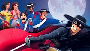 Cialda per torta ZORRO decorazione alimentare senza glutine personalizzazione grafica inclusa topper cake rettangolare img 03