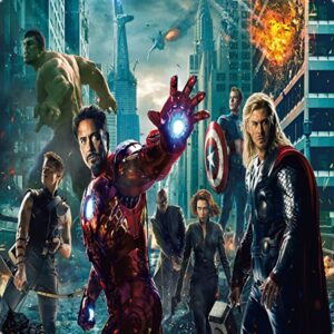 Cialda per torta tema AVENGERS stampa alimentare personalizzabile Gluten Free quadrata img 3