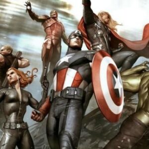Cialda per torta tema AVENGERS stampa alimentare personalizzabile Gluten Free rettangolare img 2