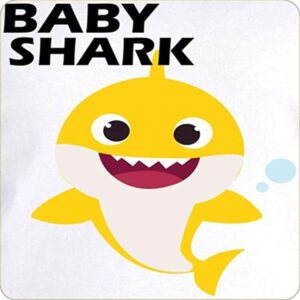 Cialda per torta tema BABY SHARK stampa alimentare personalizzabile Gluten Free quadrata img 14
