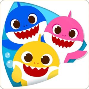 Cialda per torta tema BABY SHARK stampa alimentare personalizzabile Gluten Free quadrata img 15