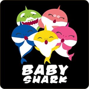 Cialda per torta tema BABY SHARK stampa alimentare personalizzabile Gluten Free quadrata img 8