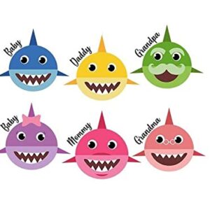 Cialda per torta tema BABY SHARK stampa alimentare personalizzabile Gluten Free rettangolare img 11