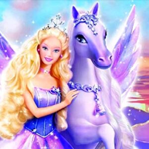 Cialda per torta tema BARBIE stampa alimentare personalizzabile Gluten Free rettangolare img 3