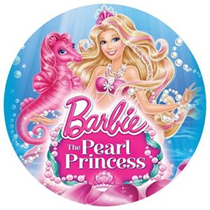 Cialda per torta tema BARBIE stampa alimentare personalizzabile Gluten Free rotonda img 6