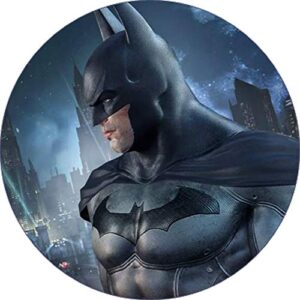 Cialda per torta tema BATMAN stampa alimentare personalizzabile Gluten Free rotonda img 4