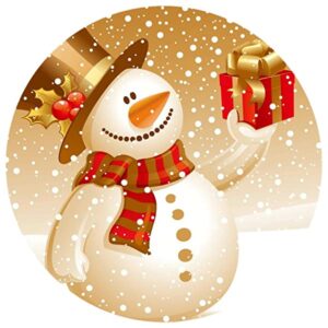 Cialda per torta tema BUON NATALE stampa alimentare personalizzabile Gluten Free rotonda img 10