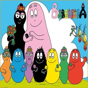 Cialda per torta tema Barbapapà stampa alimentare personalizzabile Gluten Free quadrata img 7