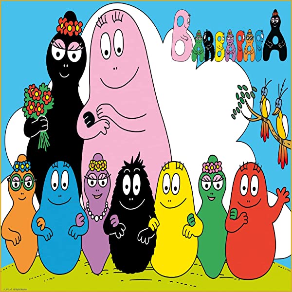 Cialda per torta tema Barbapapà stampa alimentare personalizzabile Gluten Free quadrata img 7