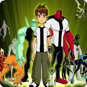 Cialda quadrata per torta BEN TEN BEN 10 decorazione alimentare senza glutine personalizzazione grafica inclusa topper cake design img 1 (Pasta di zucchero, 18 x 18 cm)