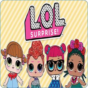 Cialda quadrata per torta LOL SURPRISE decorazione alimentare senza glutine personalizzazione grafica inclusa topper cake design img 10 (Ostia, 16 x 16 cm)