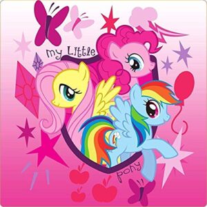 Cialda quadrata per torta MY LITTLE PONY decorazione alimentare senza glutine personalizzazione grafica inclusa topper cake design img 1