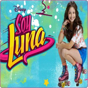 Cialda quadrata per torta SOYLUNA SOY LUNA decorazione alimentare senza glutine personalizzazione grafica inclusa topper cake design img 5 (Pasta di zucchero, 18x18 cm)