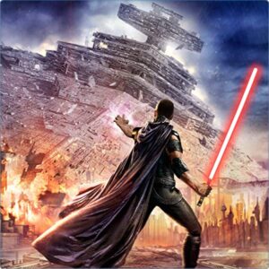 Cialda quadrata per torta STAR WARS STARWARS decorazione alimentare senza glutine personalizzazione grafica inclusa topper cake design img 10 (Pasta di zucchero, 16x16 cm)