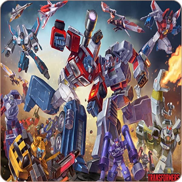 Cialda quadrata per torta TRANSFORMERS decorazione alimentare senza glutine personalizzazione grafica inclusa topper cake design img 1 (Ostia, 16x16 cm)