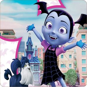 Cialda quadrata per torta VAMPIRINA decorazione alimentare senza glutine personalizzazione grafica inclusa topper cake design img 2 (Ostia, 20x20 cm)